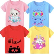 1-14 Yrs Old Kids Boys And Girls Tshirt - Animls Print