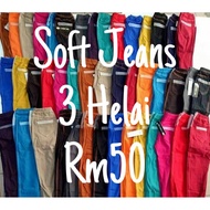 🔥HOT SALE🔥SOFT JEANS / SOFT JEGGING MIX 3 HELAI RM50