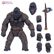 2022 King Kong Vs Godzilla Gorilla Monster รุ่น PVC สัตว์ตัวเลขของเล่น Gorilla Monster รุ่นวันเกิดของขวัญเด็ก2021 King Kong Vs Godzilla PVC สัตว์ตัวเลขของเล่น