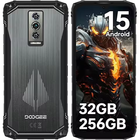 DOOGEE Blade 10 Pro Energy 4.5G Rugged Phone Android 15,10.7mm Ultra-Thin,6.56”HD+90Hz Rugged Smartp