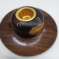 wooden Incense stick holder 2 in 1 (incense stick and dhoop cone)