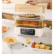 [READY STOCK]Changhong（CHANGHONG）Electric Steamer Multi-Functional Household Three-Layer Multi-Layer Steamer Large Capacity Steamer