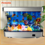 Artificial Aquarium Lamp Tropical Fish Aquarium Lamp with Moving Fish