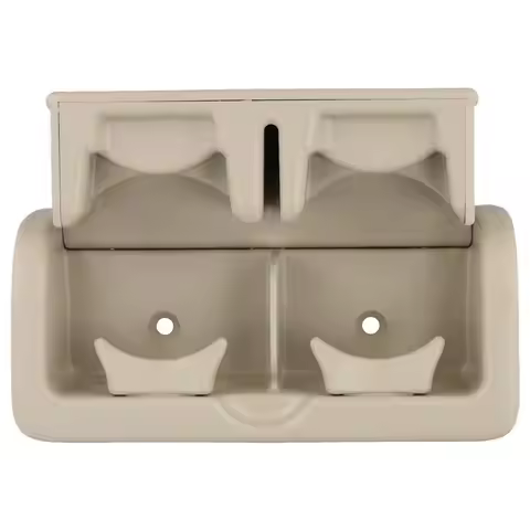 QM-Car Rear Seat Console Cup Holder Assembly Insert Cup Holder Cover 88741-1LK3D For Nissan Armada I