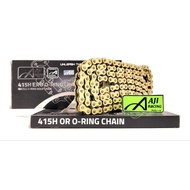 Aji Racing sprocket chain *** gold chain / O-ring chain *** 415H 132L & 138L