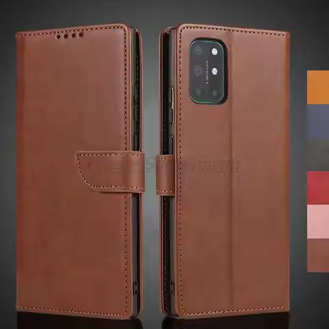 Wallet Flip Cover Leather Case for Oneplus 8T 1+8T / One plus 8T Pu Leather Protective Phone Bags Ho