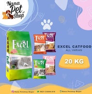 Terjangkau Excel Cat Dry Food 20Kg - Makanan Kering Kucing (1 Karung)