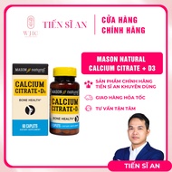 MASON NATURAL CALCIUM CITRATE + D3 (CALCIUM SUPPLEMENT + D3 PILLS)