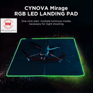 Cynova Drone Landing Pad with Led Lights RGB DJi Mini 3 Air 2 Drone