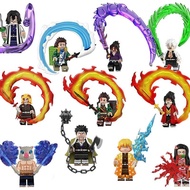 WM6218 Demon Slayer Compatible Lego Minifigure Building Blocks Anime Zenitsu Yadouzi Tanjiro Assembl