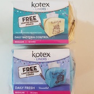 Kotex panty Liners FREE Limited Edition pouch