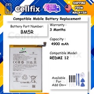 CELLFIX | BM5R REDMI 12 (4900MAH) COMPATIBLE MOBILE BATTERY REPLACEMENT