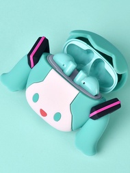 BilibiliGoods ใหม่ POPO Series Hatsune Miku หูฟังไร้สายบลูทูธ True อะนิเมะ Collaboration ออกแบบพิเศษ