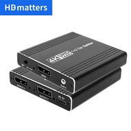 DisplayPort MST HUB Splitter 1 in 2 out 4K 120Hz DisplayPort MST Splitter 1 in 2 out extended Dual m