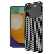 全城熱賣 - 適用於Realme 10 Pro 甲殼蟲系列 碳纖維紋TPU手機殼（黑色）