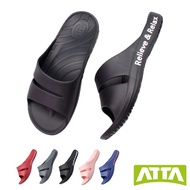 [ATTA] Simple Casual Double-Strap Outdoor Slippers (5 Colors) ATTA/Ergonomic/Foot Pressure Release/Made In Taiwan/Foot All Pressure/Double-Strap Shape/All Comfortable