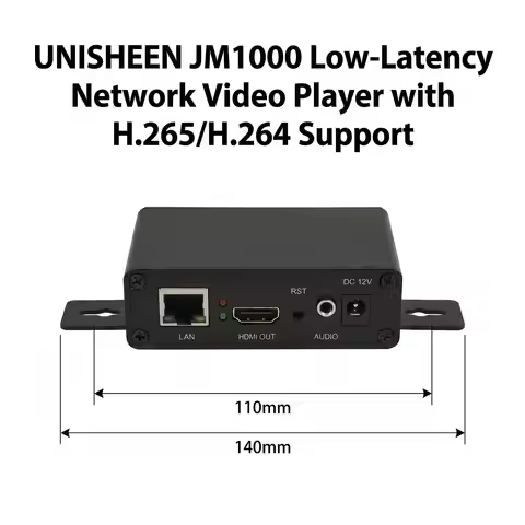 Hot-Sale FHD IP to HDMI Video Decoder Stream H.265 H.264 RTSP SRT RTSP RTMP UDP