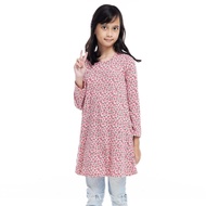 Baju Raya 2023 ~ AQEELA Muslimah Kids Zig Zag T-Shirt -Pink (ak320d)
