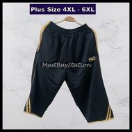 LZ MBS PLUS SIZE 4XL - 6XL T90 Biggest Jersey 3/4 Short Pants Sportwear