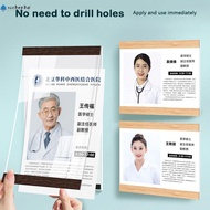 SUCHENHD Display Frame, Wall Mounted Magnetic Certificate Frame, A3/A4/A5 Acrylic Transparent Busine