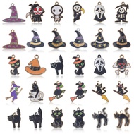 5pcs, 27mm Alloy Halloween Element Pendant. Not Easy To Fade, No Allergic Reaction. Suitable For Men