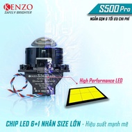 [Tặng vòng 3D+MQUỶ] Bi Cầu Siêu Sáng KENZO S500 PRO Chính Hãng Lắp Oto Xe Máy