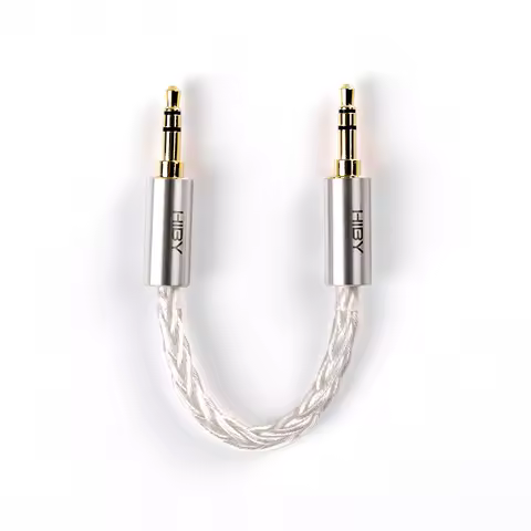 HiBy AUX HiFi Audio Cable Male Gold-plated Copper Jack 3.5mm / 4.4mm for R2 R3 R5 R6 R8 MP3 Music Pl