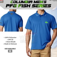 ST Columbia Men's Pfg Series Polo Hyper Blue Dorado