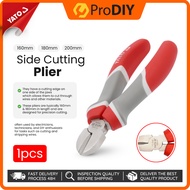 YATO 1PCS 160mm 180mm 200mm Diagonal Side Cutting Pliers High Quality Durable Heavy Duty Side Plier 