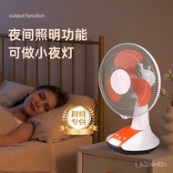 ‍🚢for EnglishUSBRechargeable Fan Household Desk Fan Remote Control Floor Fan Dormitory Desktop Small Fan Light