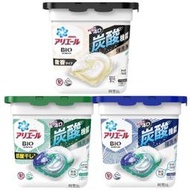 +東瀛go+ 日本寶僑 P&amp;G 4D 4D炭酸機能洗衣球 12顆入 室內晾曬 淨白 抗菌除臭 果凍球 立體洗衣球