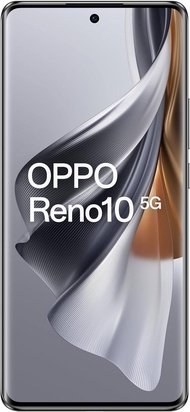 OPPO Reno10 Dual-SIM 256GB ROM + 8GB RAM (Only GSM | No CDMA) Factory Unlocked 5G Smartphone (Silvery Grey)