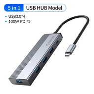 ORICO Loại C Hub Hub USB hdmirj45 adapter 5 trong 1 USB 3.0 100W PD Dock Splitter