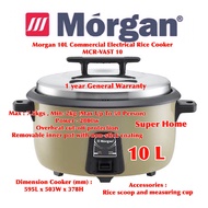 Morgan Rice Cooker MCR-VAST 10 10L Commercial Electric Rice Cooker (Non-Stick Coating Inner Pot)