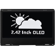 2.42inch OLED Display Module - 128x64 Resolution, SPI/I2C Communication, Compatible with Raspberry P