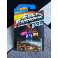 TOYOTA Hotwheels Supra Gold Slap Jack Fast & FuriousTOYOTA FF