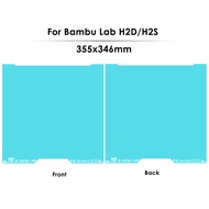 Cold Plate For Bambu Lab H2D H2S X1C P1S A1 3D Printer Double-Sided Build Plate Enhanced Low-Tempera