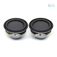 Will 2Pc Professional 18Coil Speaker 40mm 4Ohm 5W Full Range  Magnet Loudspeaker