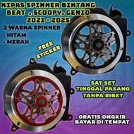 SPINNER BINTANG BEAT 2021 - 2025 SPINNER MODEL FAN COVER BINTANG BEAT 2025 FAN COVER BEAT 2022 SCOOP