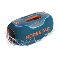 HOPESTAR A80 Party Speaker ลำโพงบลูทูธ ปาร์ตี้ 350W พร้อม ไมค์ลอย มีไฟ RGB ปรับเบส 3 โหมด