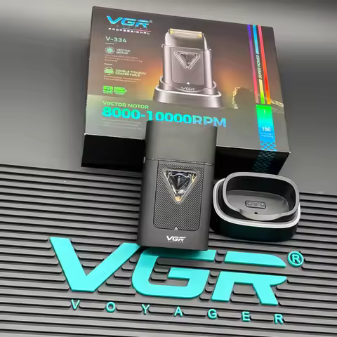 Shaver Foil VGR Shaver Professional Beard Trimmer Electric Shaver 10000 RPM Vector Motor Razor Shavi