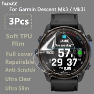 Ultra Clear Slim Screen Protector For Garmin Descent MK3 MK3i 43mm 51mm Anti Scratch Soft Repairable