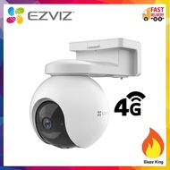 Ezviz EB8 4G LTE Solar Power USB Type-C Battery Powered Rechargeable 2k 3MP Outdoor 360 Pan Tilt Sma