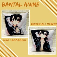 Pillow anime word art pillow online kirito