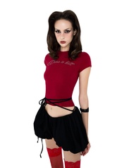 LSOUL Bella Set เซ็ตเสื้อ Baby Tee กระโปรงผูกเชือก