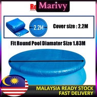 BESTWAY Swimming Pool Cover Rectangular Round Dust Cloth Thickened Pool Cover Canvas Tutup Penutup K