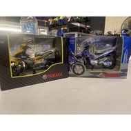 💯 ori yamaha y125zr 125zr y15 y15zr yellow blue movistar diecast replica unit miniature miniture sca