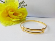 Lanz Gelang Dewasa Karo Titanium 18 K