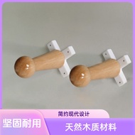 Solid Wood Hook Ball Coat Hook Clothes Hanger Clothes Display Rack Single Hook Coat Hat Coat Hook Cr