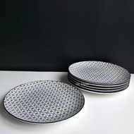 6PCS FINE PORCELAIN BUFFET/DINNER PLATES..6pcs.10.5"